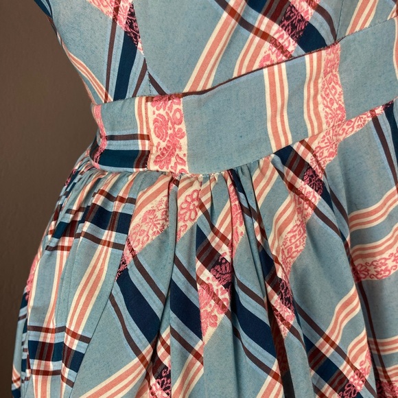 Only Hearts NYC / BGN NWT Strapless Plaid Dress with Attached Petticoat - Size 4 - Picture 12 of 15